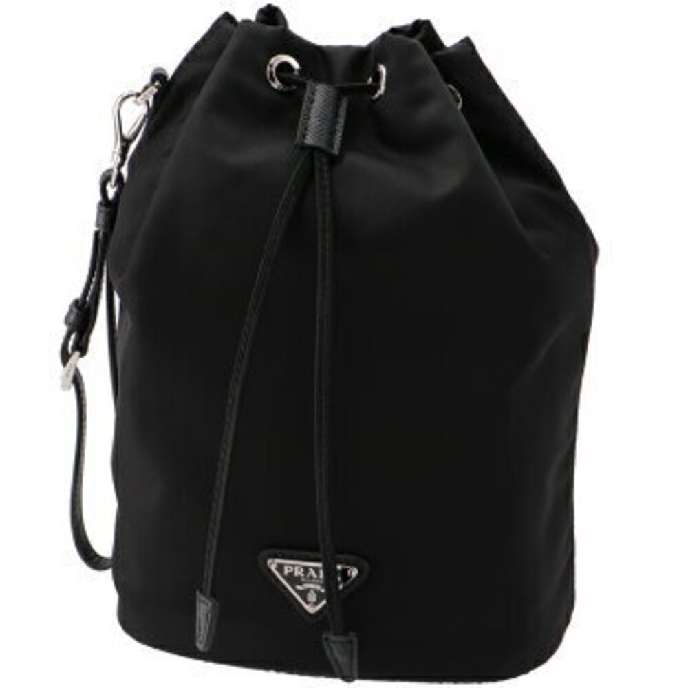 Prada Re Nylon Triangle Logo Drawstring Pouch Wri… - image 2